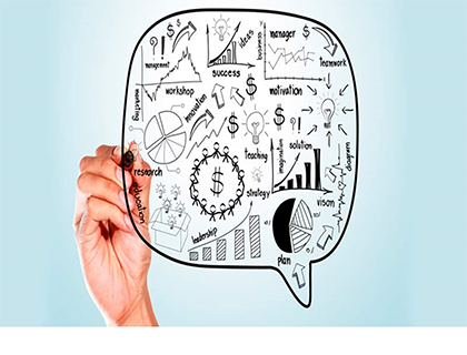 mano escribiendo en un bocadillo